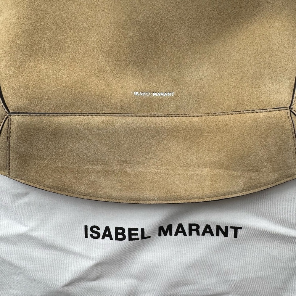 Isabel Marant Beige Suede Shoulder Bag NWOT - Picture 3 of 10